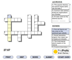 ProProfs Crossword Puzzle