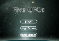 Five UFOs Game