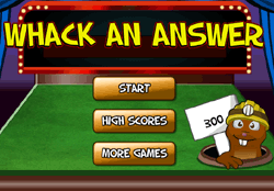 Whack An Answer Game