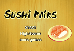 Sushi Pairs Game