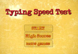 Typing Speed Game